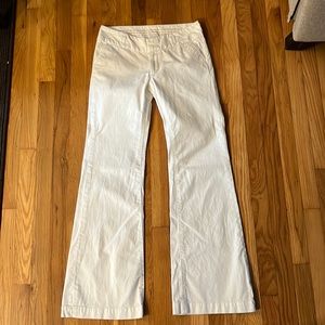 Low-Rise White Pant